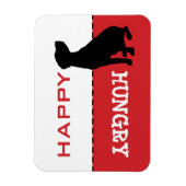 Labrador Lab Catahoula Feed Me Hungry Magnet Sign Magneet (Verticaal)