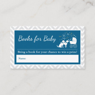 Labrador Lab Hond Baby shower Boeken voor Baby Informatiekaartje