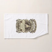Labrador Lady Dog Crown Shield_1 (Serviette à main)