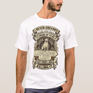 Labrador Lady Dog Crown Shield_1 T-shirt