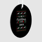 Labrador Laid Christmas Sweat Labrador Holiday S (devant)