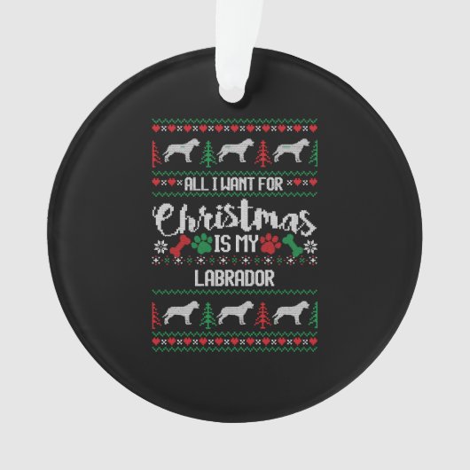 Labrador Laid Christmas Sweat Labrador Holiday S (devant)