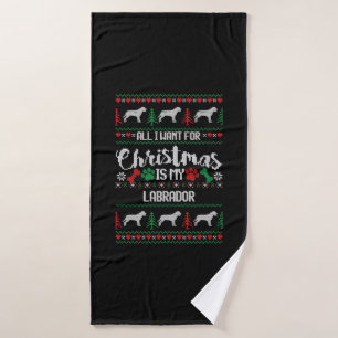 Labrador Laid Christmas Sweat Labrador Holiday S