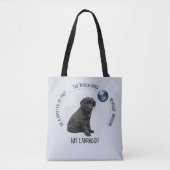Labrador Lover Black Lab Cute Puppy Labrador Draagtas (Voorkant)