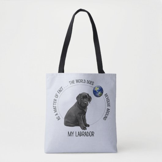 Labrador Lover Black Lab Cute Puppy Labrador Draagtas (Voorkant)