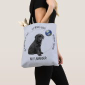 Labrador Lover Black Lab Cute Puppy Labrador Draagtas (Dichtbij)
