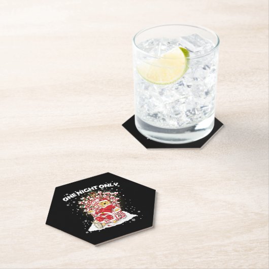 Labrador Lovers Kersthond Funny T Shirt Kartonnen Onderzetters (Insitu)