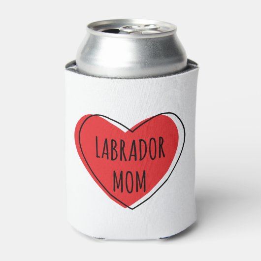 Labrador mama blikjeskoeler (Blikje Voorkant)
