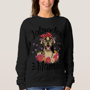 Labrador Mama Florals Cute Dog mama Moederdag Trui