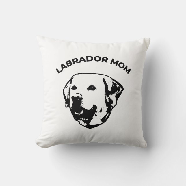 Labrador mama kussen (Voorkant)