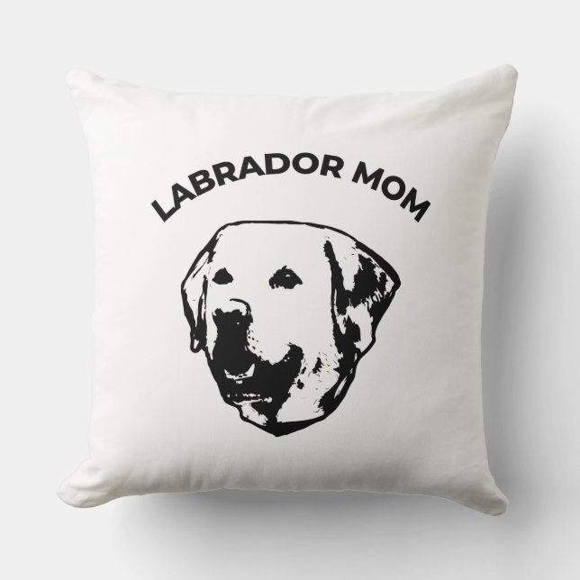 Labrador mama kussen (Voorkant)