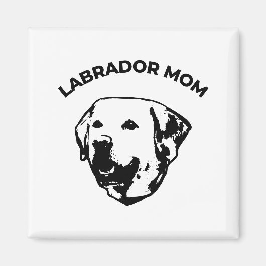 Labrador mama magneet (Voorkant)