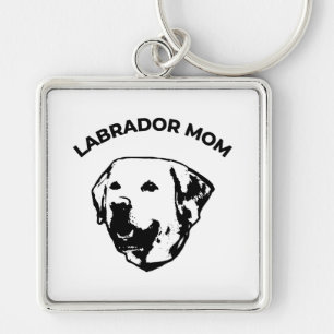 Labrador mama sleutelhanger