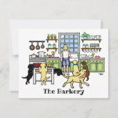 Labrador Mam's Kitchen Blonde Kaart (Voorkant)