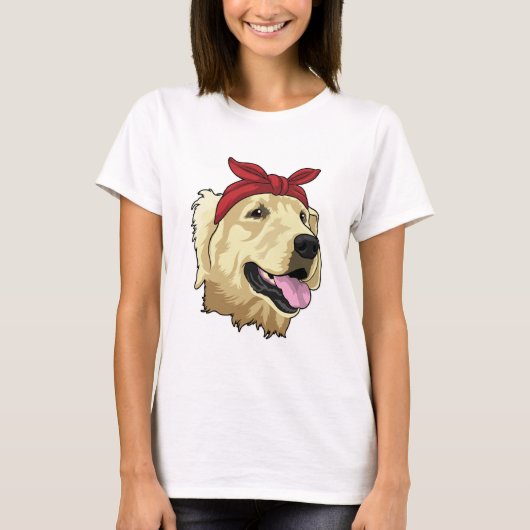 Labrador met Bandana T-shirt (Voorkant)