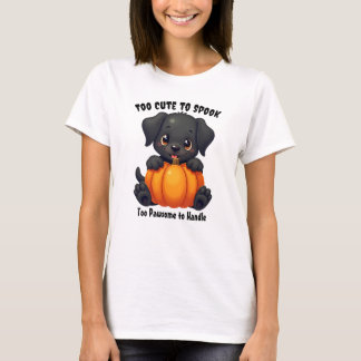 Labrador met een pompoen, Halloween T-shirt