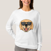 Labrador met zonnebril t-shirt (Voorkant)