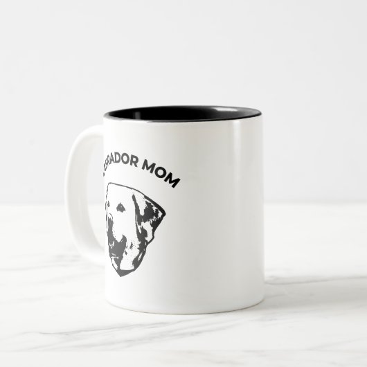 Labrador Mom Coffee Mug (Devant gauche)
