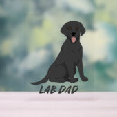 Labrador Mom SVG - Chien Silhouette et Empreinte d (Neutre)