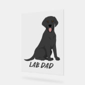 Labrador Mom SVG - Chien Silhouette et Empreinte d (Angle)