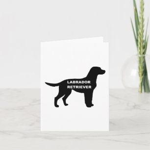Labrador naam silhouet kaart