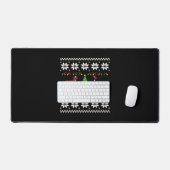 Labrador noir et Labrador chocolat Joyeux Noël (Clavier et souris)