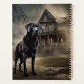 Labrador noir Halloween Épouvantable (Dos)