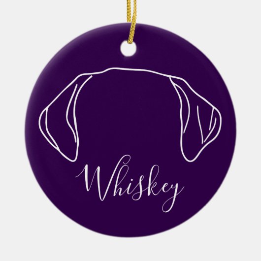 Labrador Ornament (Om Logo) (Voorkant)