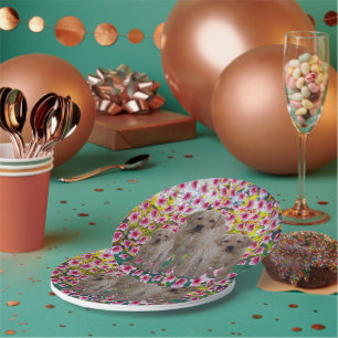 labrador Puppies olieverf, Papieren Bordje