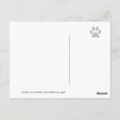 Labrador Puppies Reading Cartoon Briefkaart (Achterkant)