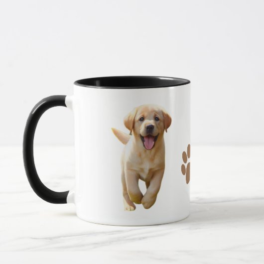 Labrador Puppies - Schattigee Chocolade & Geel Lab Mok (Links)
