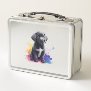 Labrador puppy in waterverven