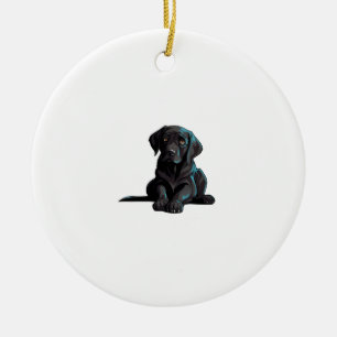 Labrador Puppy Keramisch Ornament