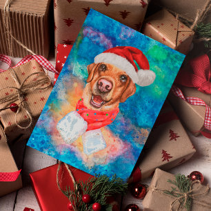 Labrador Ras Hond Kerstmis Feestdagenkaart