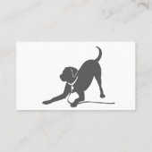 labrador rekalimetsilhouet visitekaartje (Achterkant)
