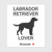 Labrador Retiever Lover Sticker (Vel)
