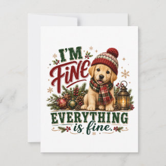 Labrador Retriever Alles Is Goed Kaart