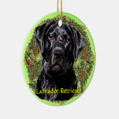 Labrador Retriever Art Keramisch Ornament (Rechts)