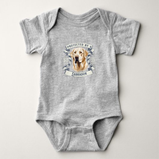 Labrador Retriever Baby Body Suit Romper (Voorkant)