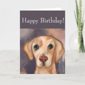 Labrador Retriever Bedankkaart (Voorkant)