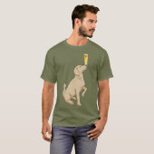 Labrador Retriever Bierliefhebbers Shirt Craft Bee (Voorkant volledig)