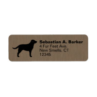 Labrador Retriever Black Lab Hond Retouradres