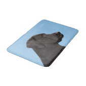 Labrador Retriever Black Painting Original Dog Art Badmat (Gekanteld)