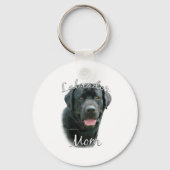 Labrador Retriever (blk) mam 2 Sleutelhanger (Achterkant)