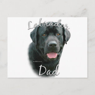 Labrador Retriever (blk) Papa 2 Briefkaart
