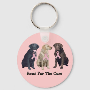 Labrador Retriever Breast Cancer Sleutelhanger