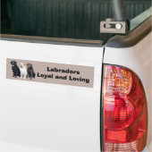 Labrador Retriever Bumpersticker (Op Truck)