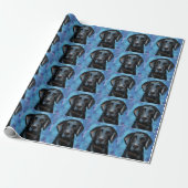 Labrador Retriever Cadeaupapier (Uitgerold)