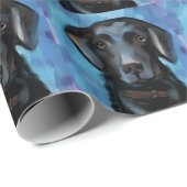 Labrador Retriever Cadeaupapier (Rol Hoek)