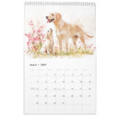 Labrador Retriever Calendrier parent et chiot (Mar 2027)